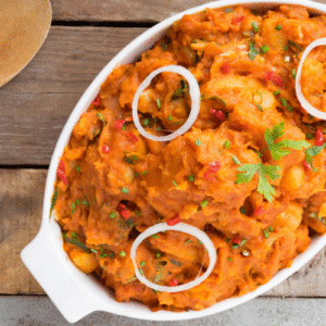 Yam Pottage(Asaro) with Meats