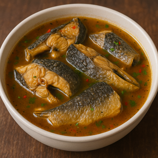 Pepper soup with fish